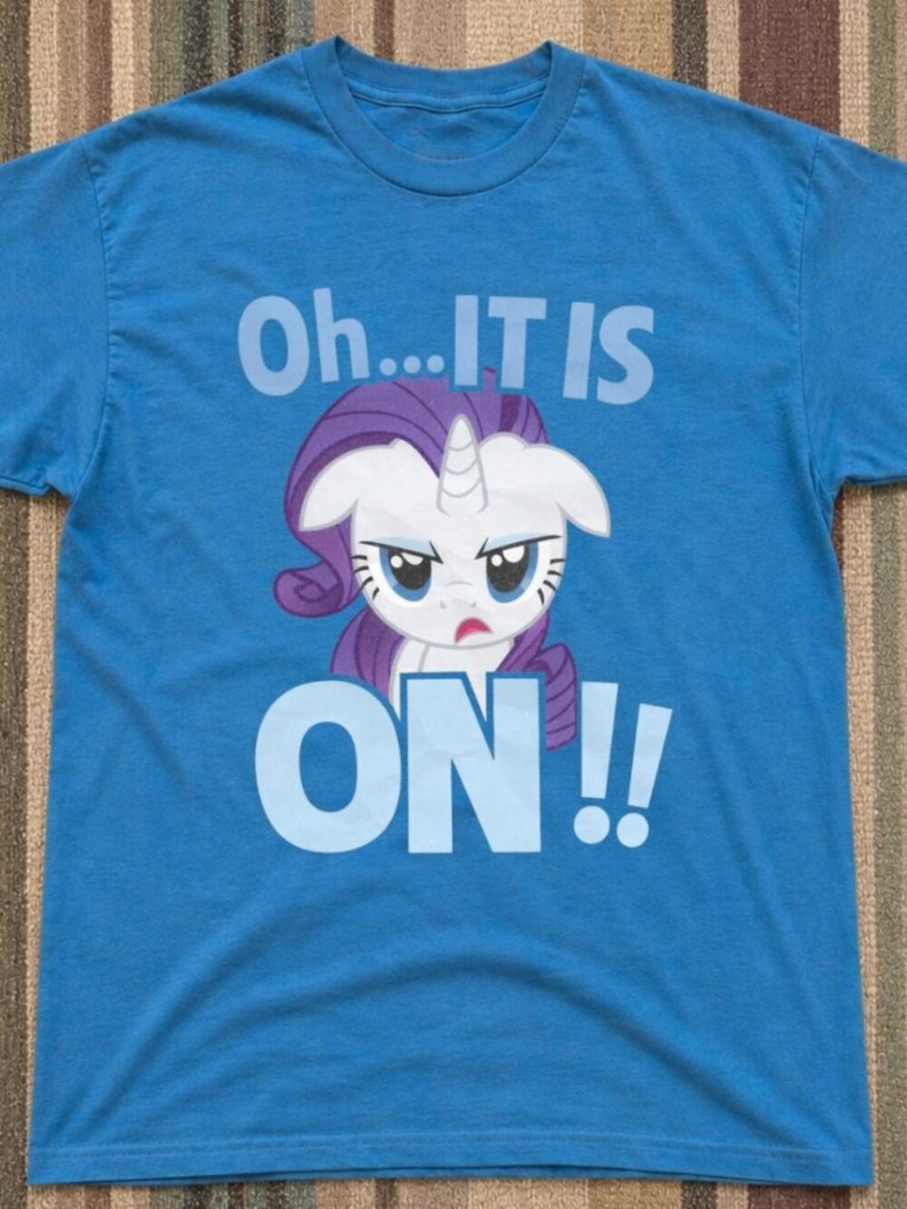 My Little Pony Rarity Oh It Is On Blue T-Shirt